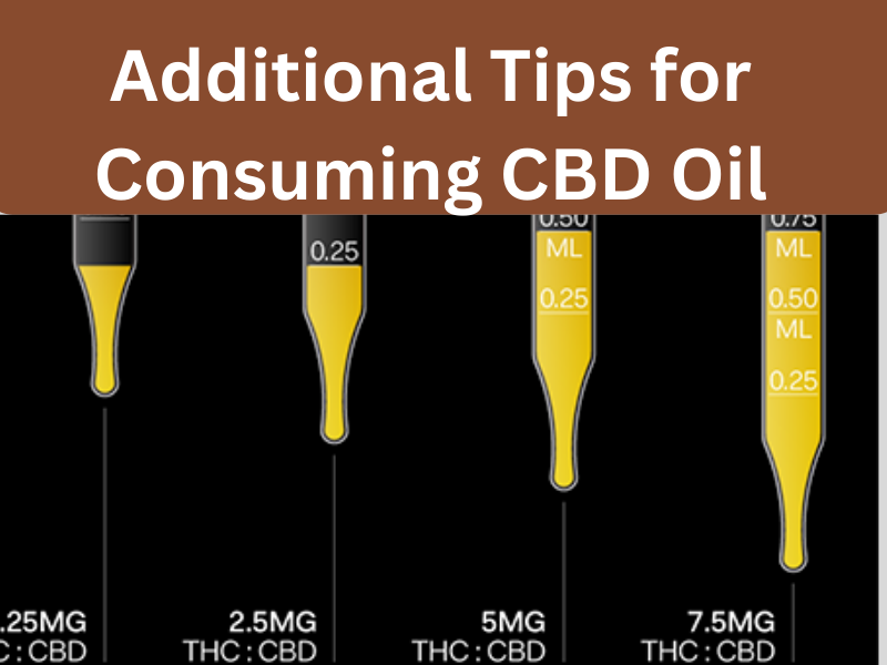 additional tips for consuming CBD oil